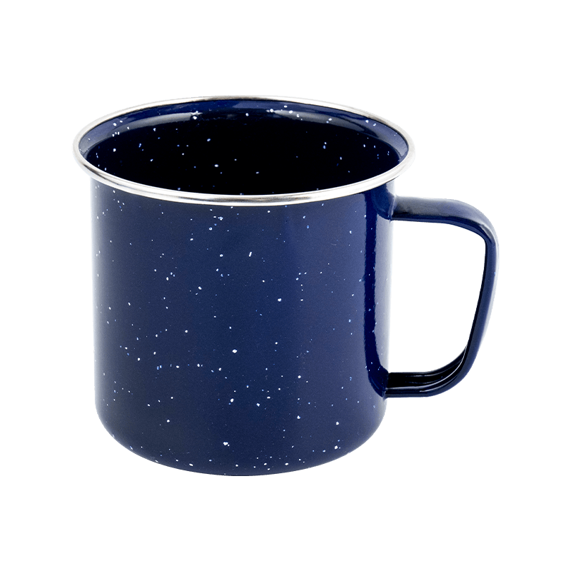 303D Stainless Steel Round Rim Enamel Mug