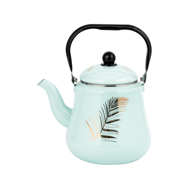 TK507 Large Capacity 2.2L Enamel Teapot With Handle