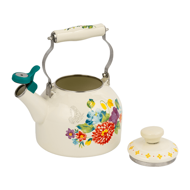 TK528W Enamel Whistling Kettle