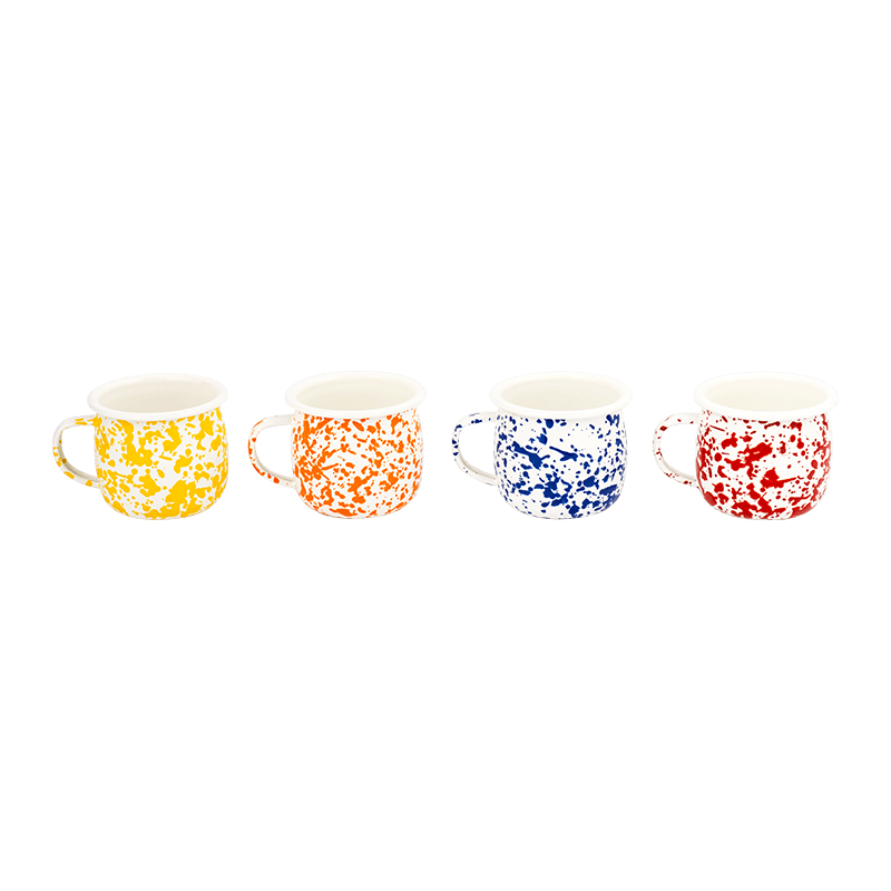 Flared Rim Belly Enamel Mug