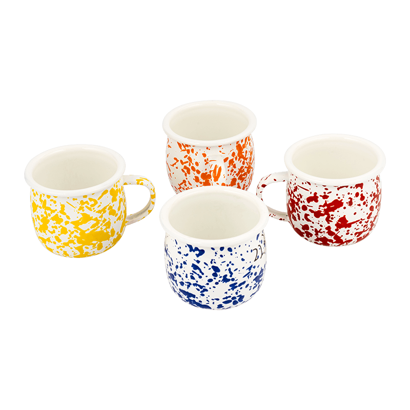 Flared Rim Belly Enamel Mug