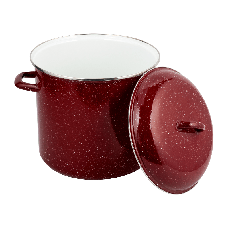 755D Enamel Double-Handle Tall Bucket