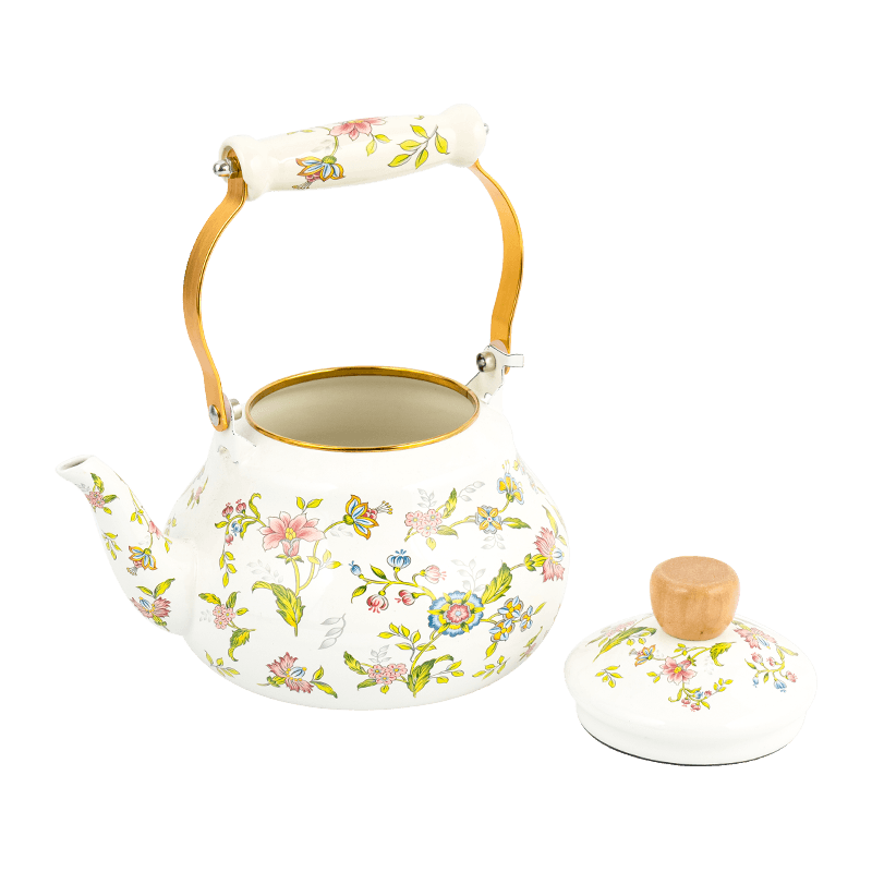 TK121 Enamel Pear-Designed Tea Kettle