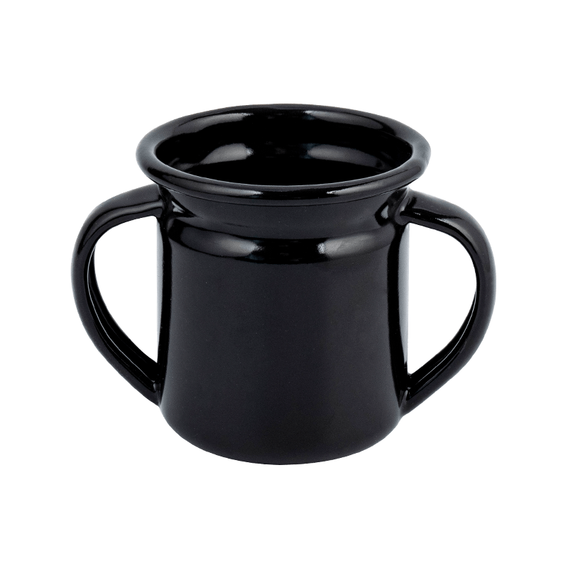 303DC Flared Rim Double-Handle Enamel Mug