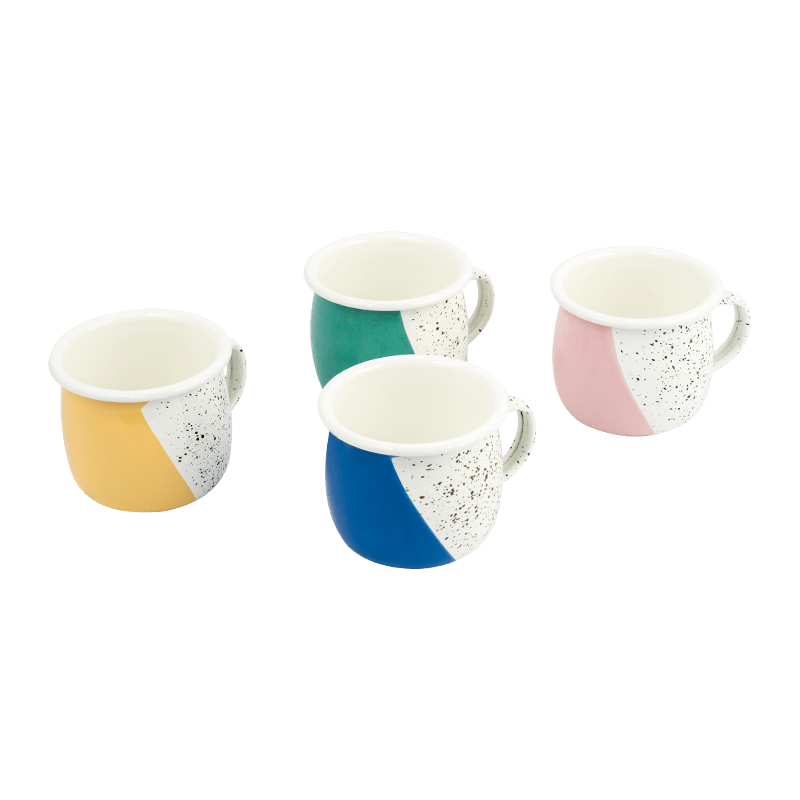 Flared Rim Belly Enamel Mug