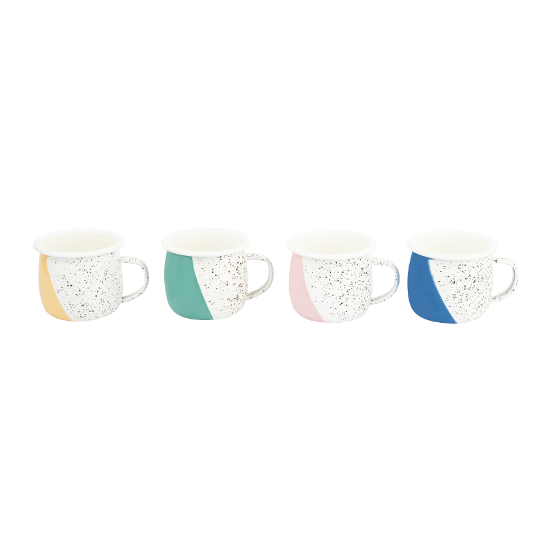 Flared Rim Belly Enamel Mug