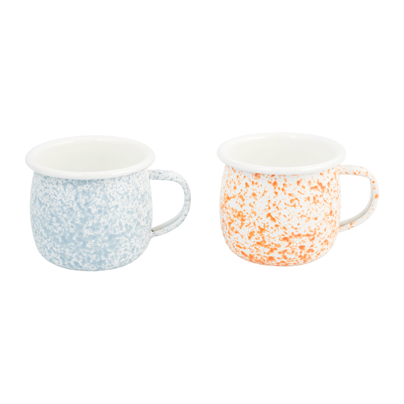 Flared Rim Belly Enamel Mug