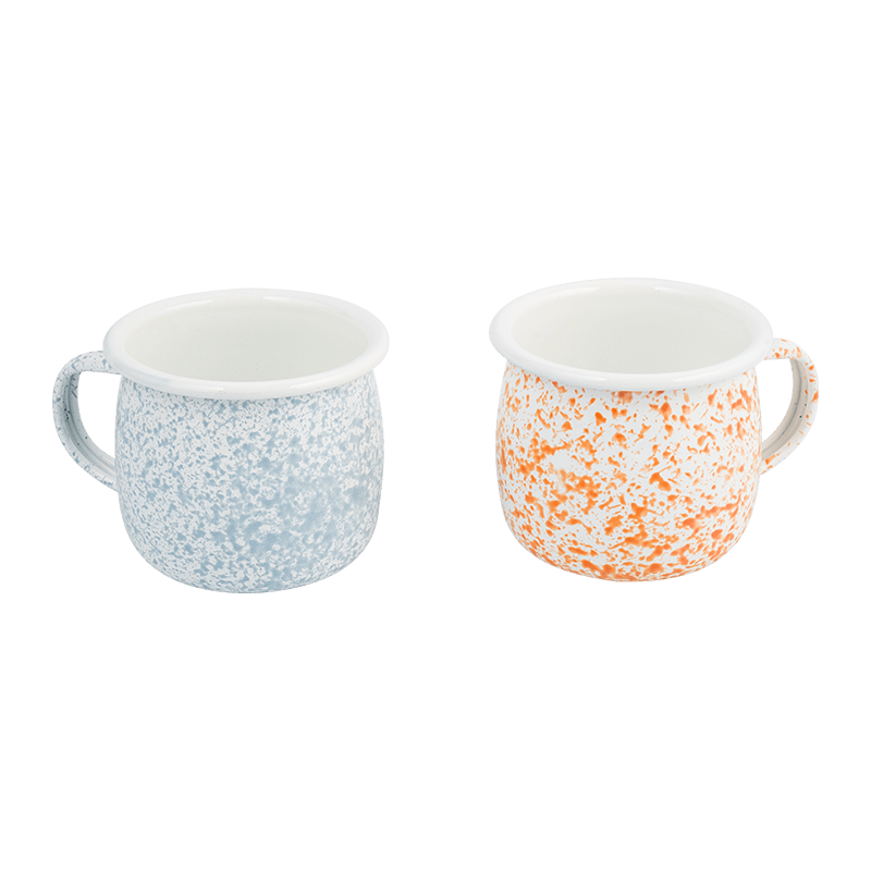 Flared Rim Belly Enamel Mug