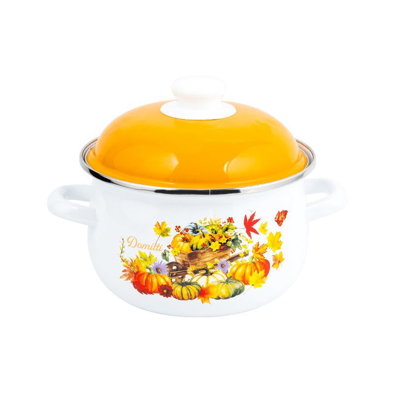 806D-5 Stainless Steel Round Rim Stockpot Simmer Enamel Pot