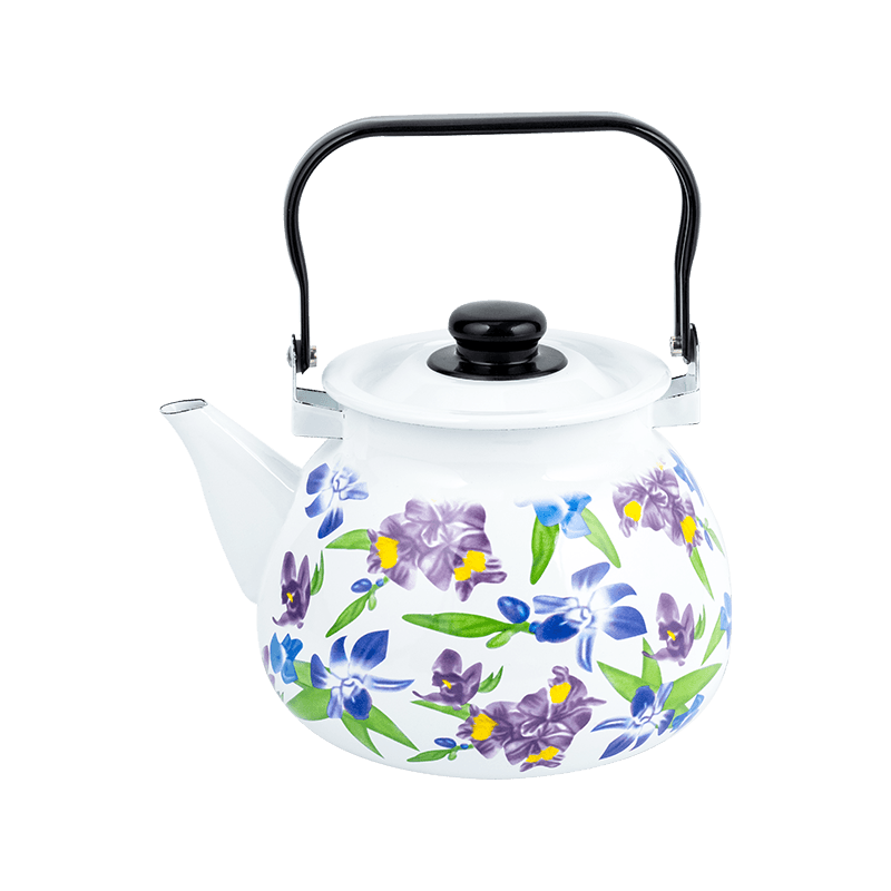 TK305 Enamel Flared Rim Tea Kettle