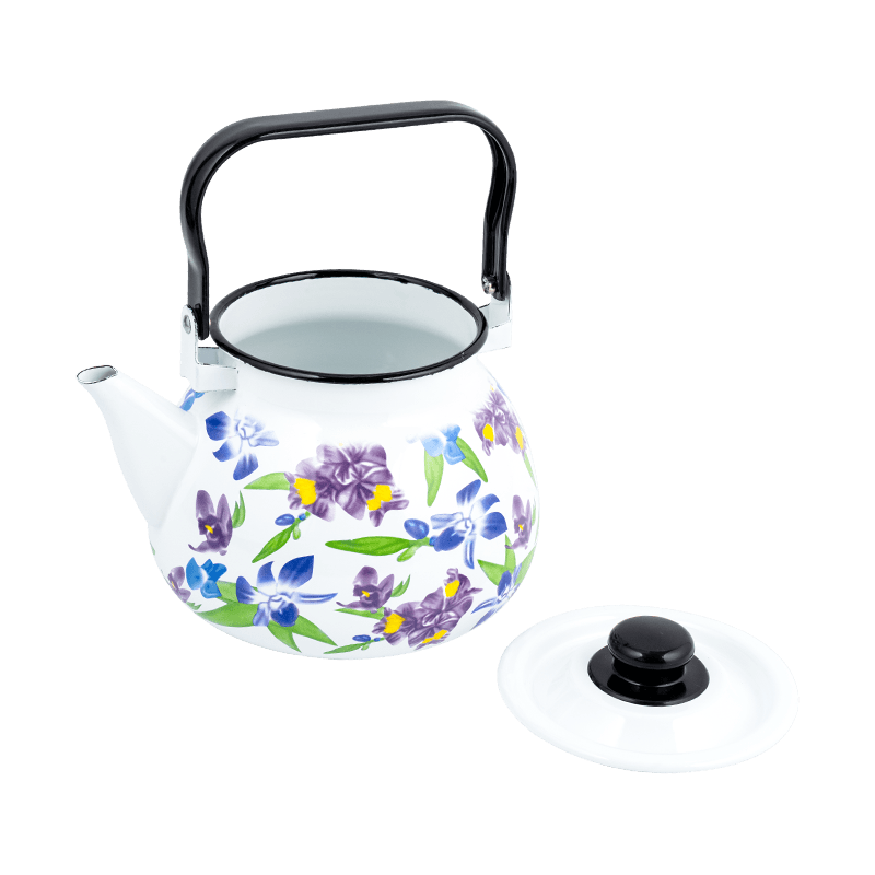 TK305 Enamel Flared Rim Tea Kettle