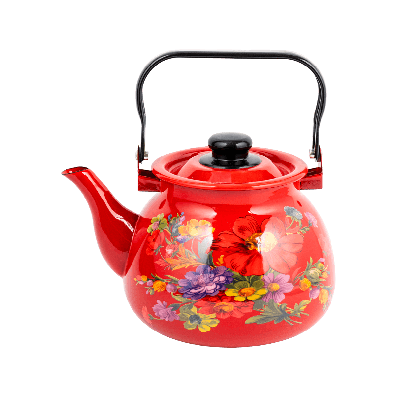 TK305 Enamel Flared Rim Tea Kettle