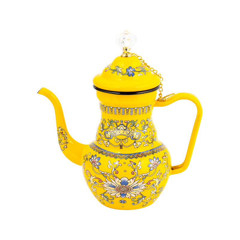 TK109 Single-Handle Thin-Spout Tea Enamel Kettle