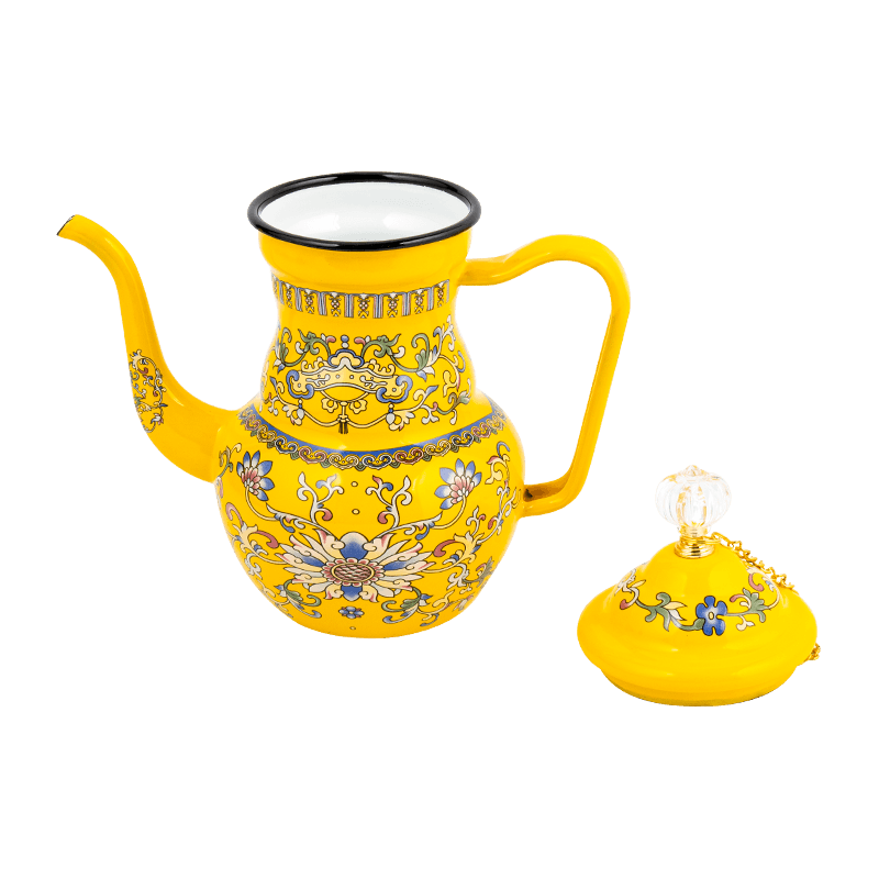 TK109 Single-Handle Thin-Spout Tea Enamel Kettle