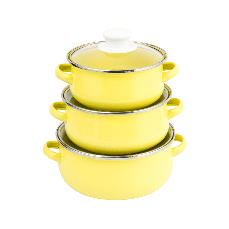 601DG-3 Handle Enamel Stockpot