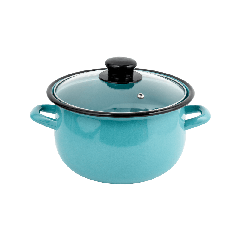 806D-5 Stainless Steel Round Rim Stockpot Simmer Enamel Pot