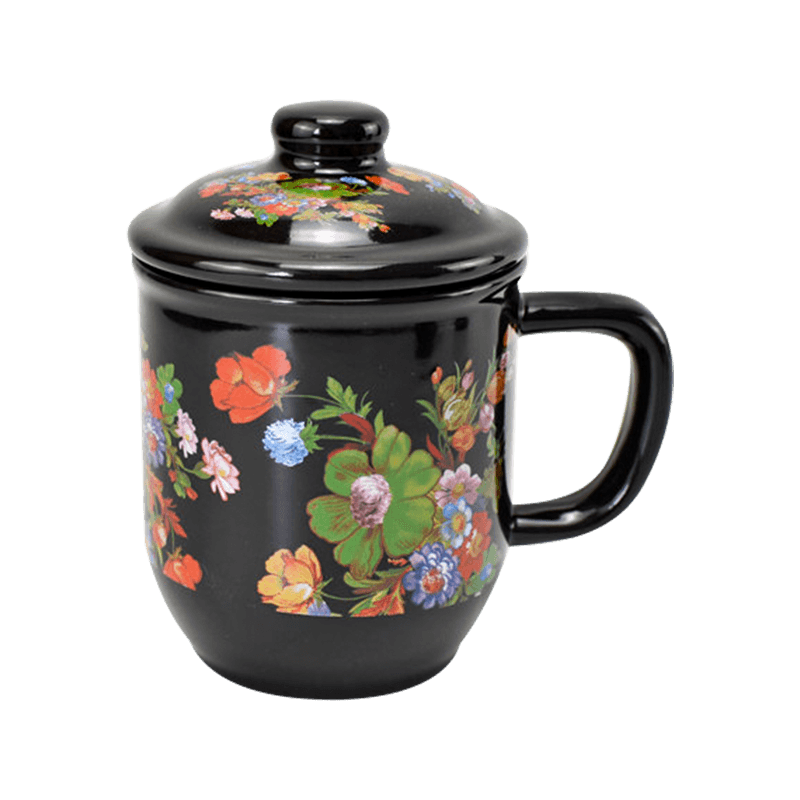 Double-Walled Insulated Enamel Mug