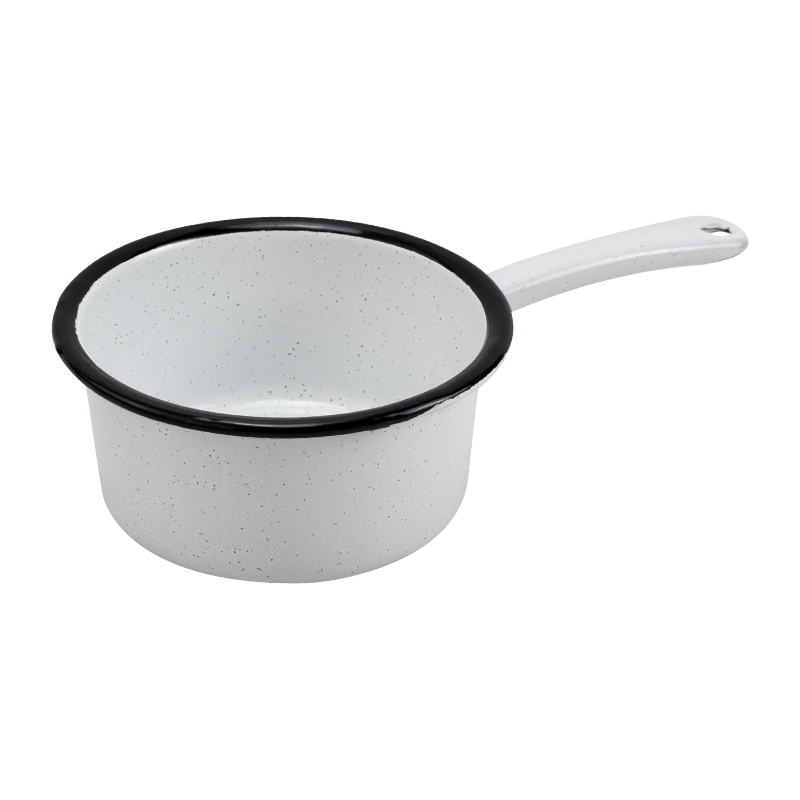 156D Enamel Single-Handle Ladle